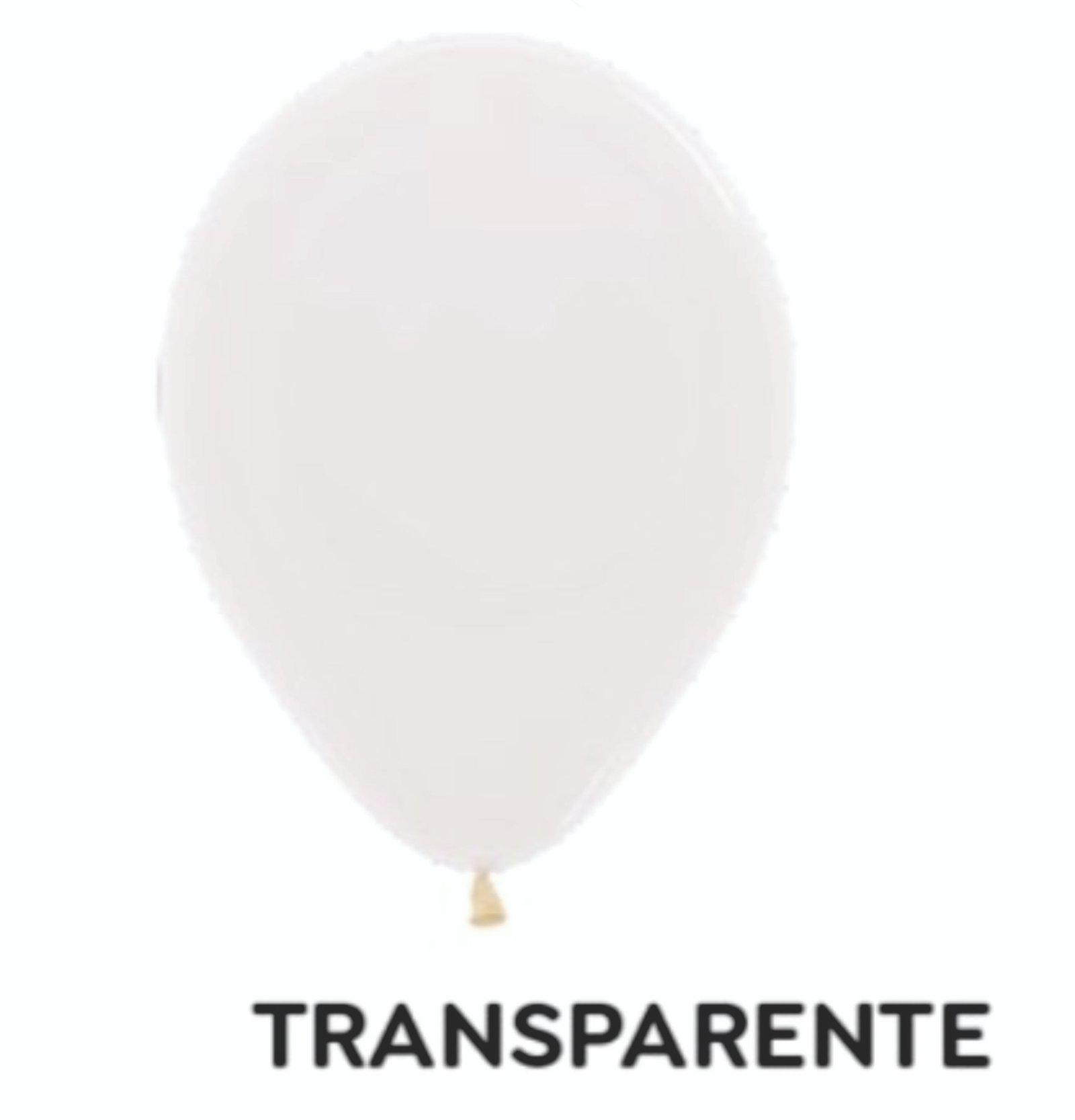 Pct 50 Balões Látex Cristal Transparente – Sempertex Cromus - Tamanho R5