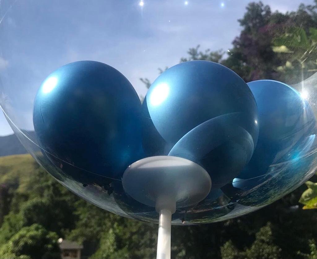 Pct 5 Varetas para Balão Bubble - Branca - Image 3
