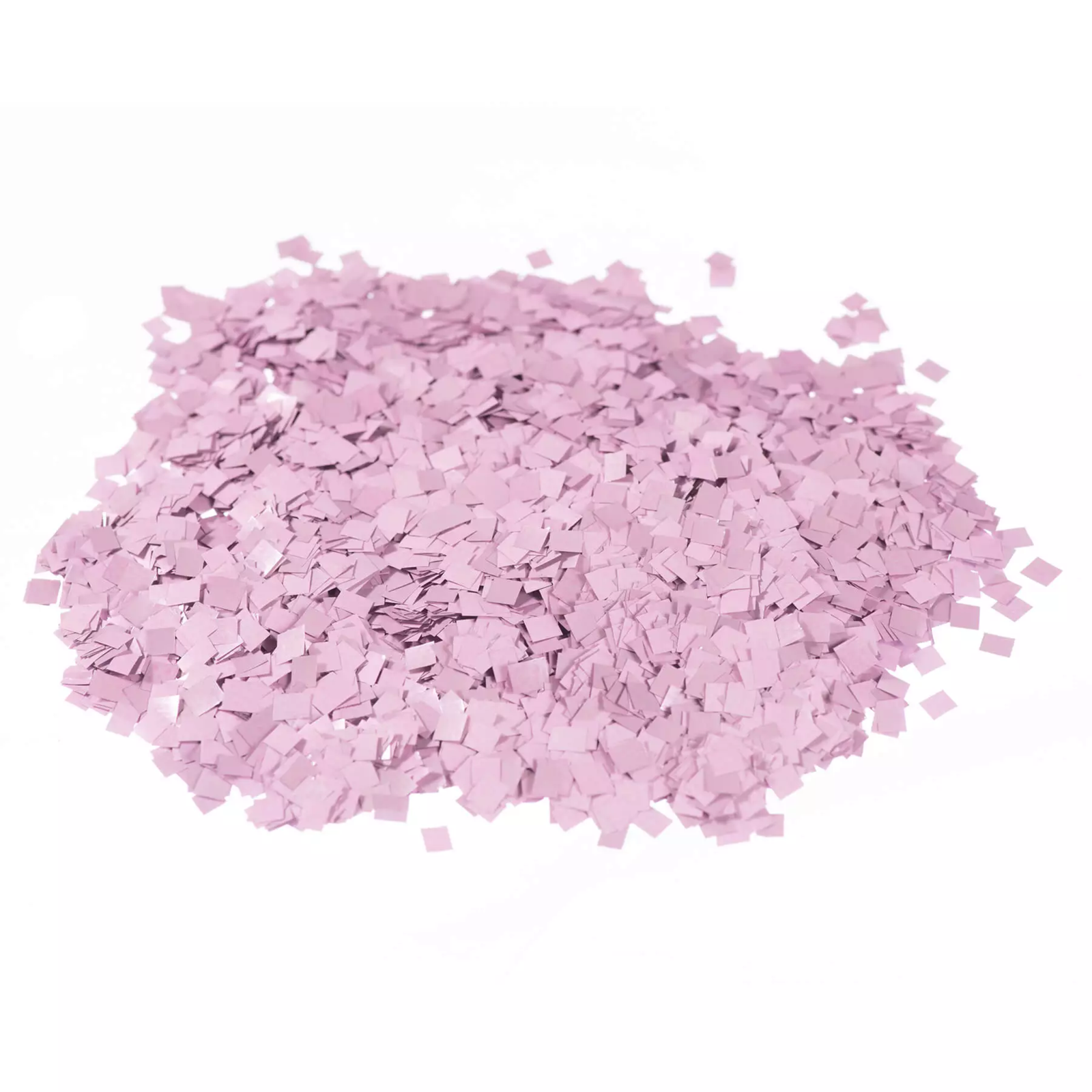 Confete Mini Picadinho Metalizado 25g - Rosa Claro Dupla Face