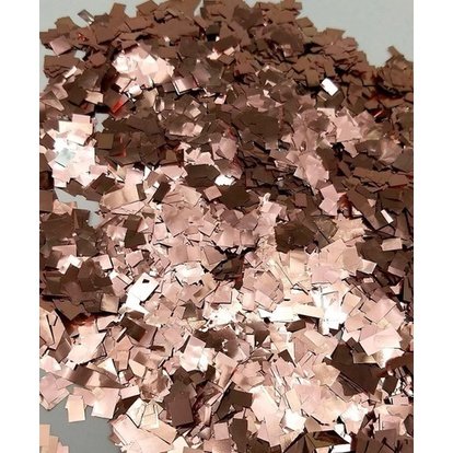 Confete Mini Picadinho Metalizado 25g - Rose Gold Dupla Face