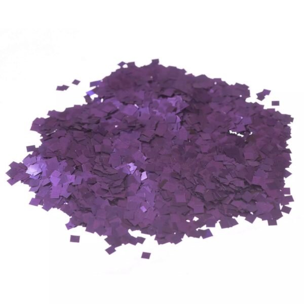 Confete Mini Picadinho Metalizado 25g - Roxo Dupla Face