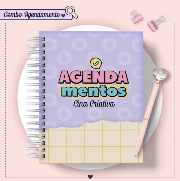 Agenda Atendimento - folhas clean sem horário