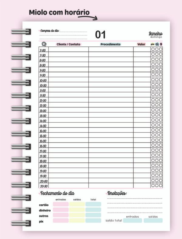 Agenda Atendimento -  com horário - Imagem 6