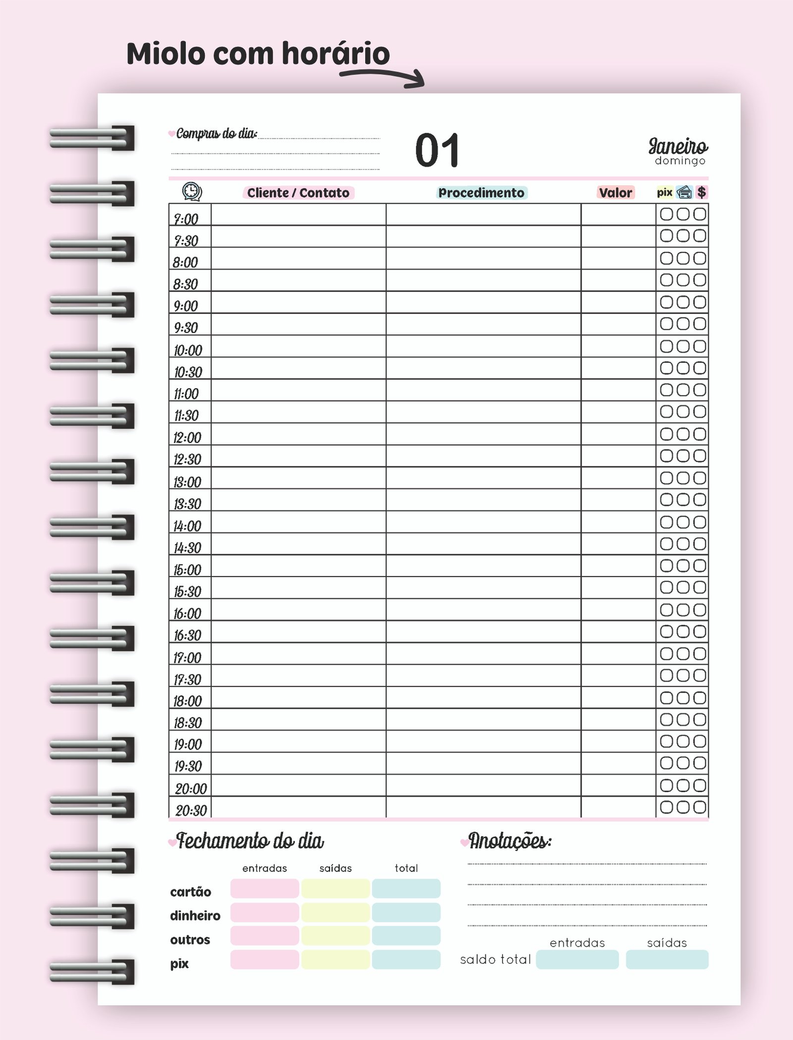 Agenda Atendimento -  com horário - Imagem 6