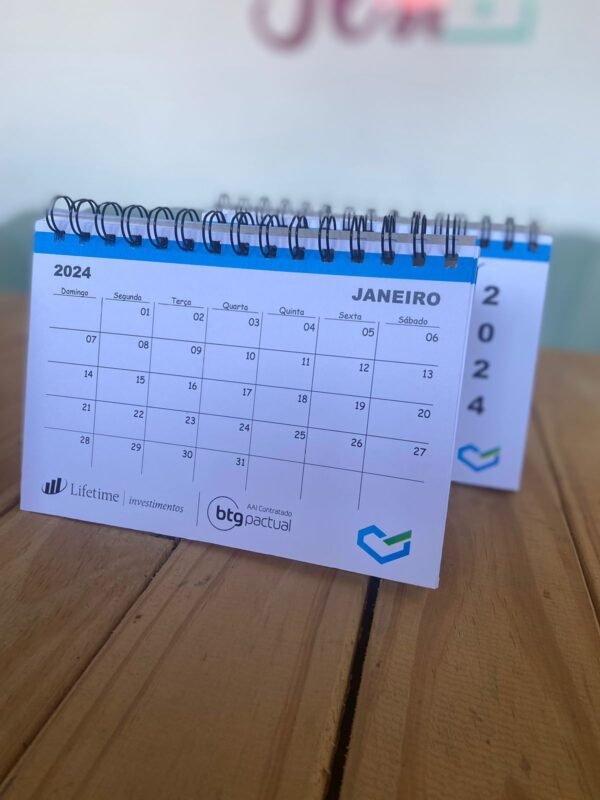 Calendário de Mesa Personalizado