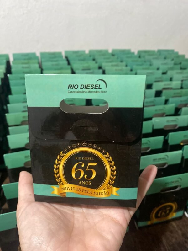 Mini sacola personalizada com 2 chocolates - Imagem 2